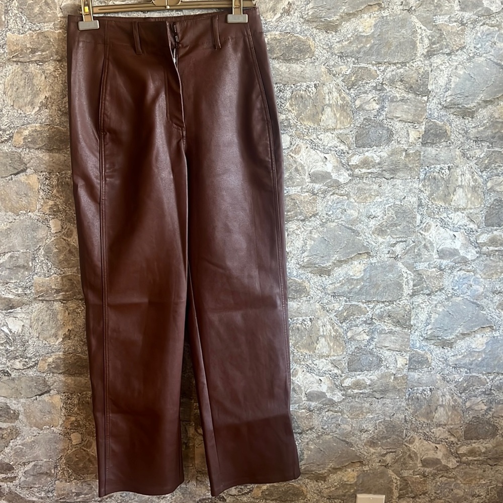 Aritzia Vegan Leather Pants